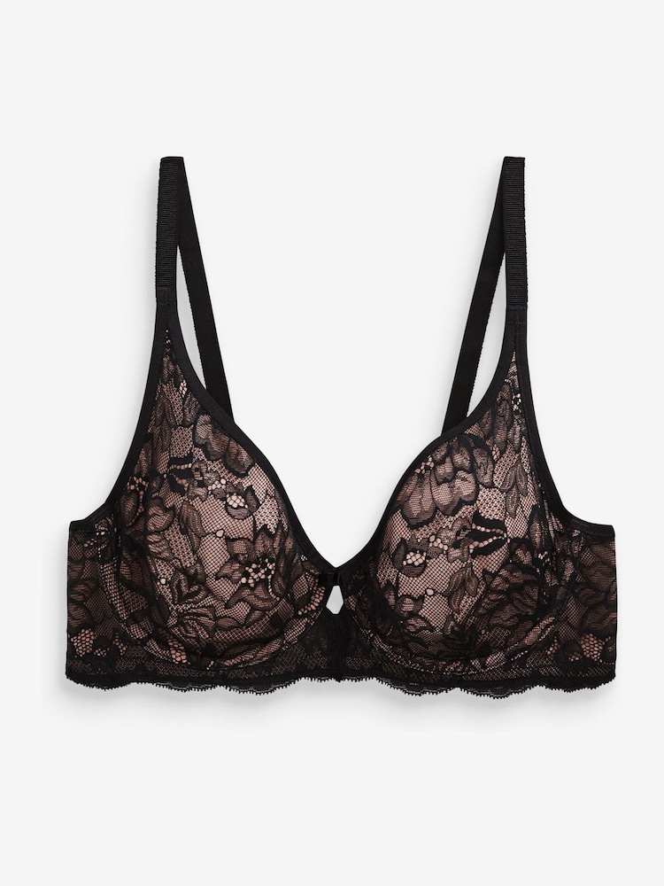Triumph Black/Pink Wired Amourette Charm Bra - Image 5 of 5 Triumph Black/Pink Wired Amourette Charm Bra - Image 5 of 5