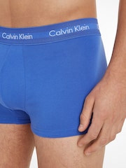 Calvin Klein Blue Low Rise Boxers 3 Pack - Image 3 of 4