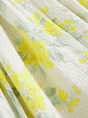 Laura Ashley Yellow/White Blossom Floral Print Prom Dress - Image 15 of 15