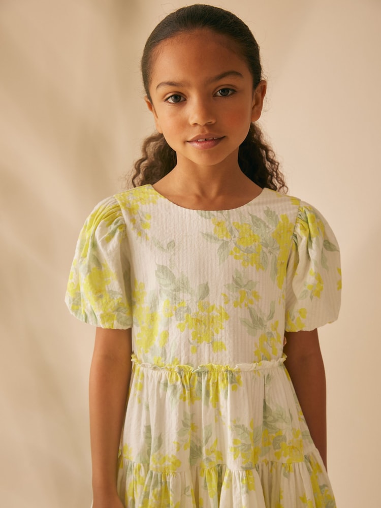 فستان المناسبات بطبعة زهور Blossom من Laura Ashley - Image 6 of 15