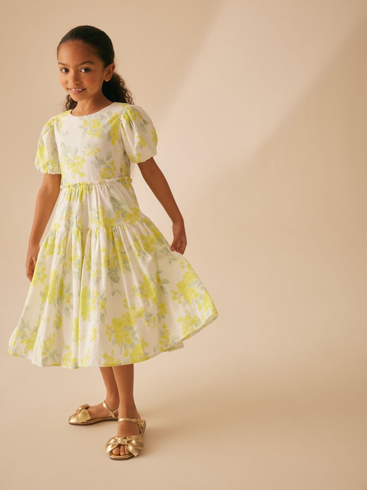 فستان المناسبات بطبعة زهور Blossom من Laura Ashley - Image 9 of 15