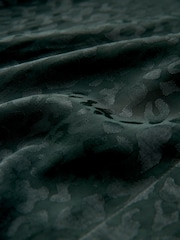 Green Satin Jacquard Long Sleeve Shirt - Image 2 of 6