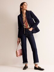 Boden Dark Blue The Marylebone Cord Blazer - Image 4 of 6