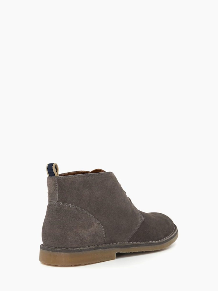 Grey Dune Mens Desert Boots Buy Dune London Grey Cashed Chukka