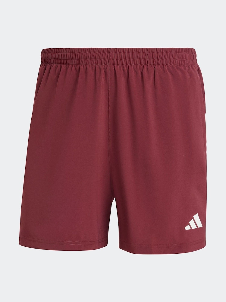 أحمر داكن - شورت Own The Run من adidas  - صورة 6 من 6