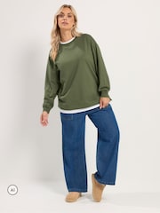 Yours Curve 2-In-1 Sweatshirt - Изображение 2 4
