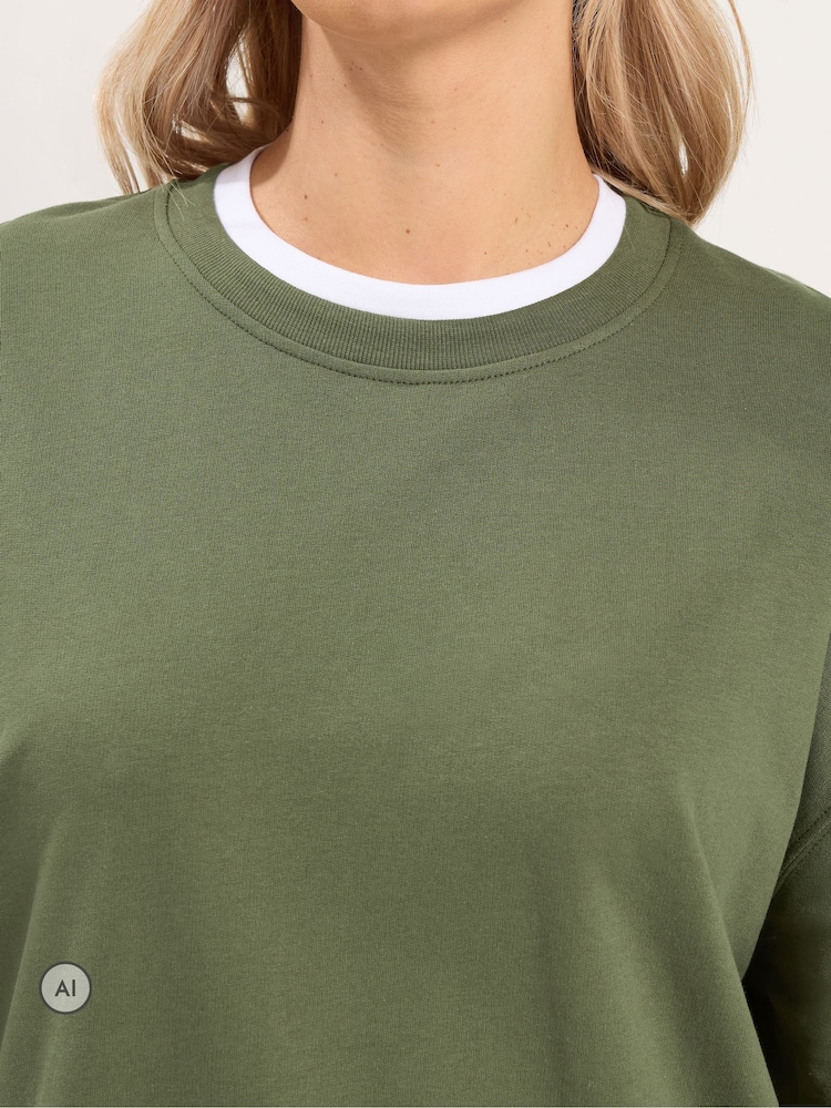 Yours Curve 2-In-1 Sweatshirt - Изображение 4 4