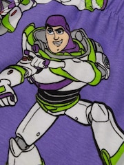 Vanilla Underground Toy Story Buzz Rex and Aliens Multi-Pack of 3 Short Sleeve Short Leg Pyjama Set - صورة 10 من 10