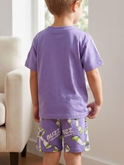 Vanilla Underground Toy Story Buzz Rex and Aliens Multi-Pack of 3 Short Sleeve Short Leg Pyjama Set - صورة 6 من 10