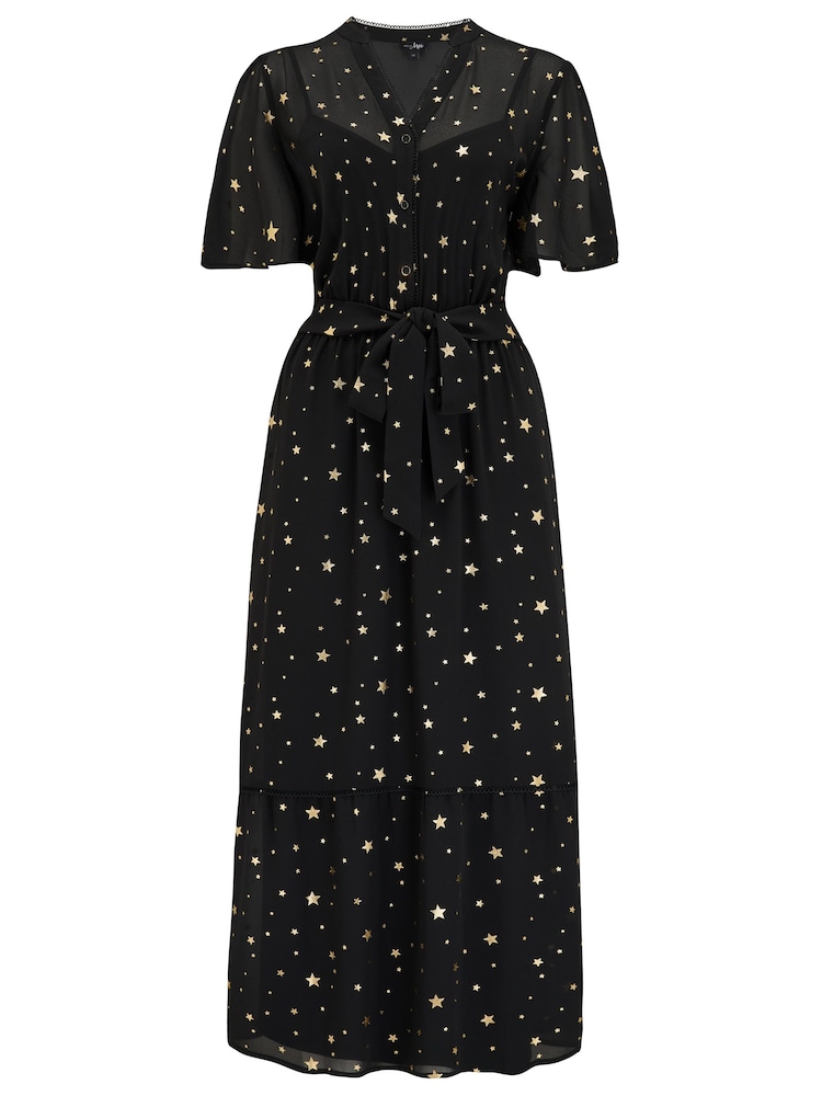 knee length dresses for ladies Star Sky Midi Dress – Lauren Good Day main image 1