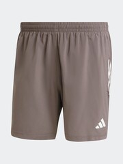 بني - شورت Own The Run من adidas  - صورة 6 من 6