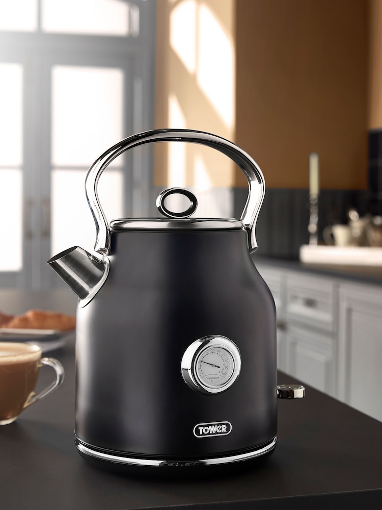 Tower Black Renaissance 1.7L 3KW Ultra-Fast Boil  Kettle - Image 1 of 8