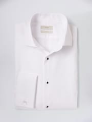 MOSS White Tailored Marcella 100% Cotton Dress Shirt - Image 4 of 5