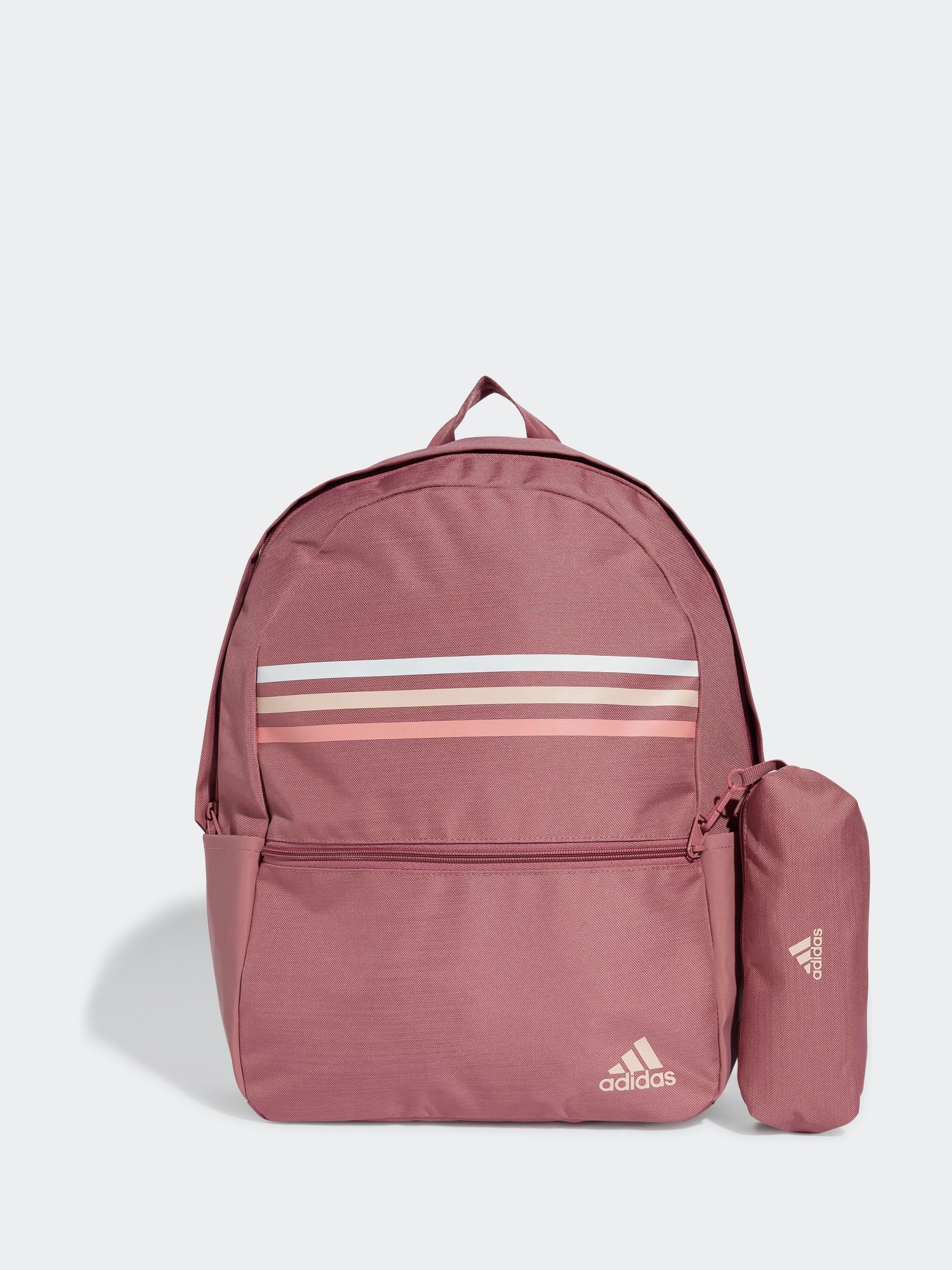 Buy adidas Red Classic Horizontal 3 Stripes Backpack from Next Canada