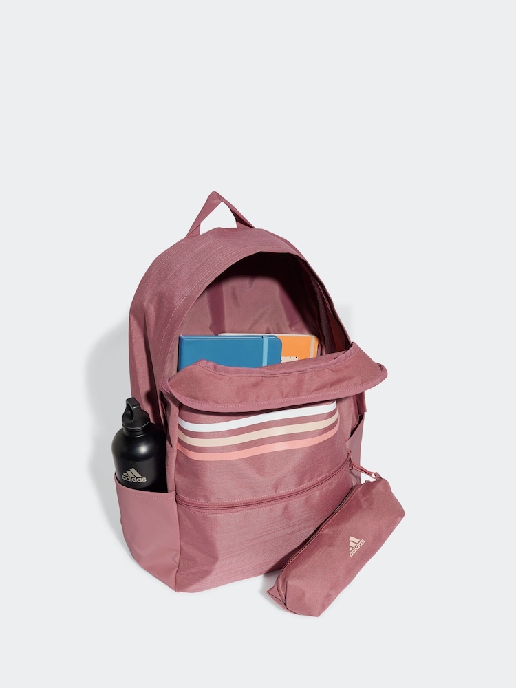 Rouge - Sac à dos adidas Classic Horizon 3 rayures - Image 4 of 6