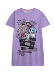 Pack de 2 camisones con mangas con diseño de redes y corazones de Vanilla Underground - Imagen 2 de 5