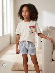 Vanilla Underground White Disney Toy Story Jessie and Bullseye T-Shirt and Shorts Set - Image 1 of 7