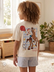 Vanilla Underground White Disney Toy Story Jessie and Bullseye T-Shirt and Shorts Set - Image 2 of 7