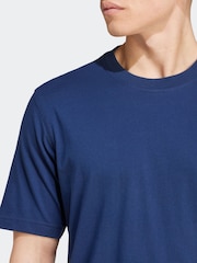 adidas originals Navy Originals Trefoil Essentials 100% Cotton T-Shirt - Image 6 of 7
