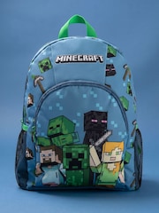 Vanilla Underground Blue Minecraft Unisex Kids Blue Backpack - Image 1 of 6