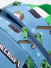 Vanilla Underground Blue Minecraft Unisex Kids Blue Backpack - Image 3 of 6