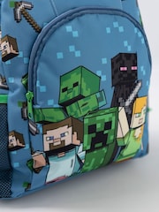 Vanilla Underground Blue Minecraft Unisex Kids Blue Backpack - Image 4 of 6