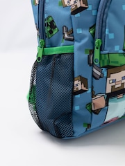 Vanilla Underground Blue Minecraft Unisex Kids Blue Backpack - Image 6 of 6