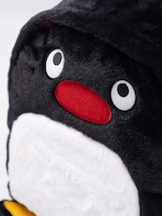 Vanilla Underground Black Pingu Furry Unisex Kids Backpack - Image 4 of 6