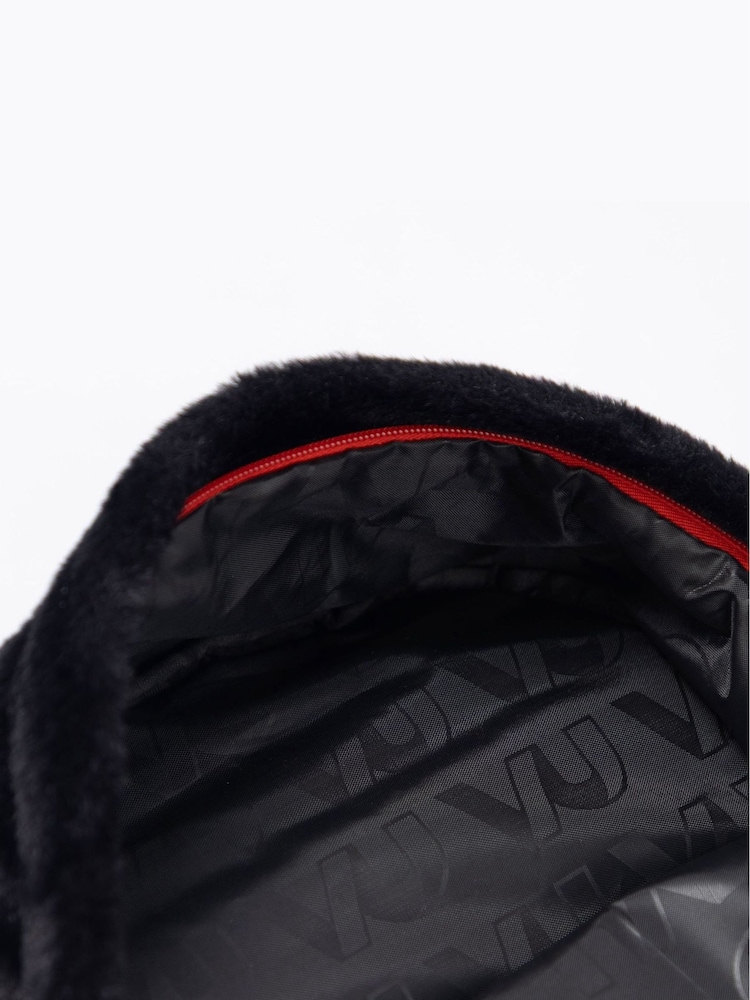 Vanilla Underground Black Pingu Furry Unisex Kids Backpack - Image 6 of 6 Vanilla Underground Black Pingu Furry Unisex Kids Backpack - Image 6 of 6