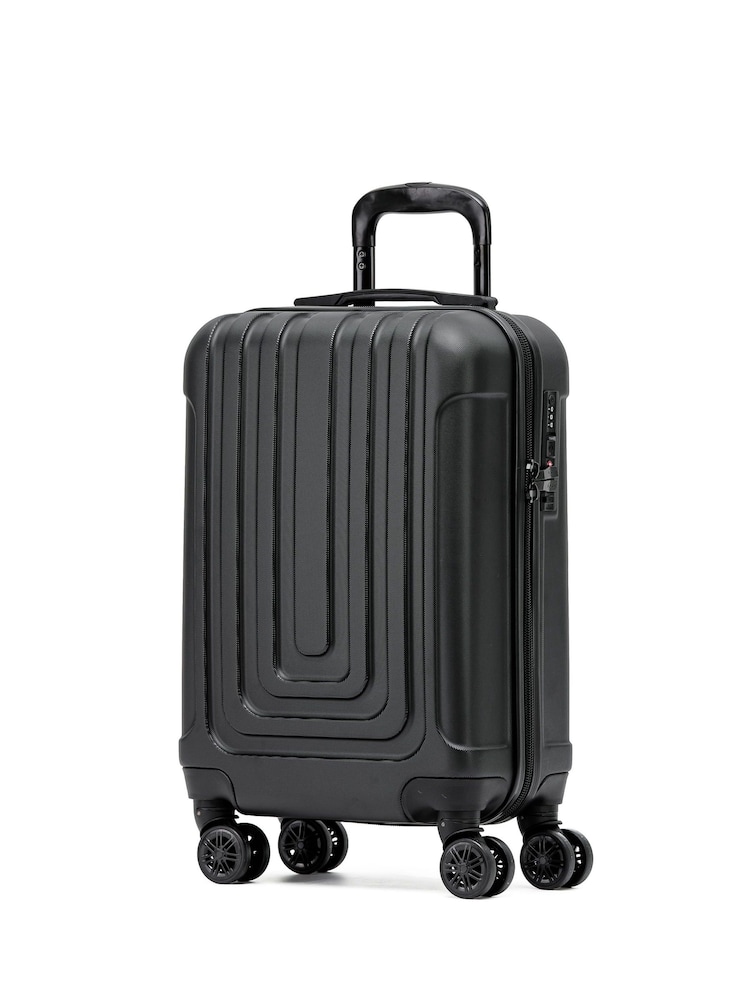 Flight Knight 55x35x20cm 8 Wheel ABS Hard Case Cabin Carry On Hand Luggage - Image 1 of 5