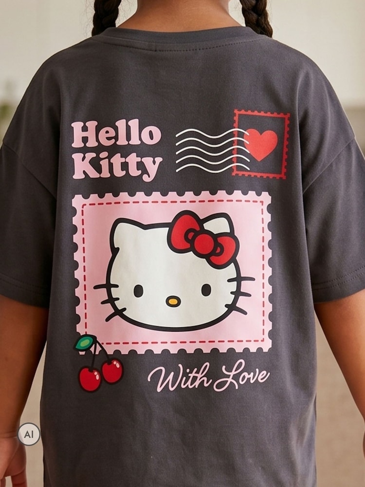 Vanilla Underground Hello Kitty Futbolka və Şort Dəsti - 8şəkildən 2 şəkil
