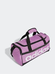 adidas Purple Linear Duffle Bag - Image 2 of 2