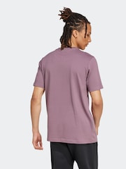 adidas originals Dark Purple Originals Trefoil Essentials 100% Cotton T-Shirt - Image 2 of 7