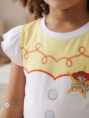 Vanilla Underground White Disney Toy Story Jessie Short Sleeve Short Leg Pyjamas Set - Image 4 of 8