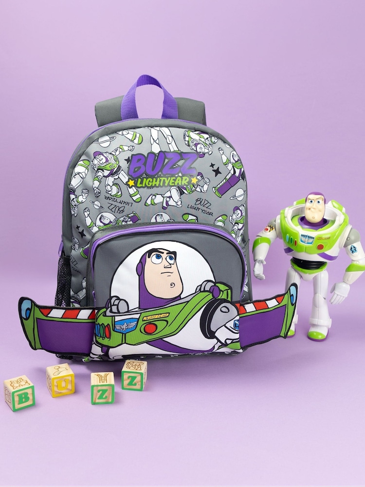 Vanilla Underground Grey Buzz Lightyear Toy Story Backpack - Image 1 of 6 Vanilla Underground Grey Buzz Lightyear Toy Story Backpack - Image 1 of 6