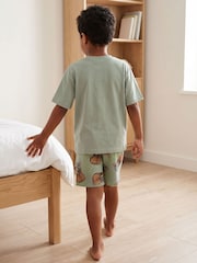 Vanilla Underground Grey Star Wars Mandalorian and Grogu Multi-Pack of 2 Short Sleeve Short Leg Pyjamas Set - Image 3 of 8