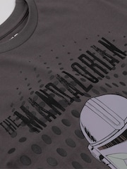 Vanilla Underground Grey Star Wars Mandalorian and Grogu Multi-Pack of 2 Short Sleeve Short Leg Pyjamas Set - Image 8 of 8