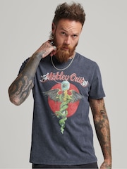 Superdry 100% Baumwolle Mötley Crüe x Limited Edition T-Shirt - Bild 1 von 4