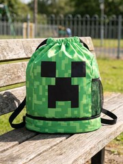 Vanilla Underground Green Minecraft Swim Bag - Image 1 of 6