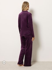 Long Tall Sally Purple Super Luxe Pyjamas Set - Image 3 of 6