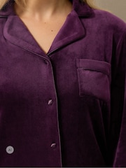 Long Tall Sally Purple Super Luxe Pyjamas Set - Image 4 of 6