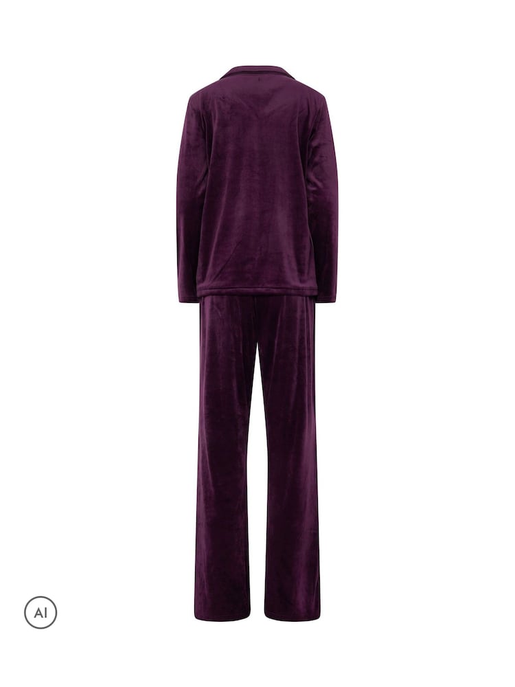 Long Tall Sally Purple Super Luxe Pyjamas Set - Image 6 of 6 Long Tall Sally Purple Super Luxe Pyjamas Set - Image 6 of 6
