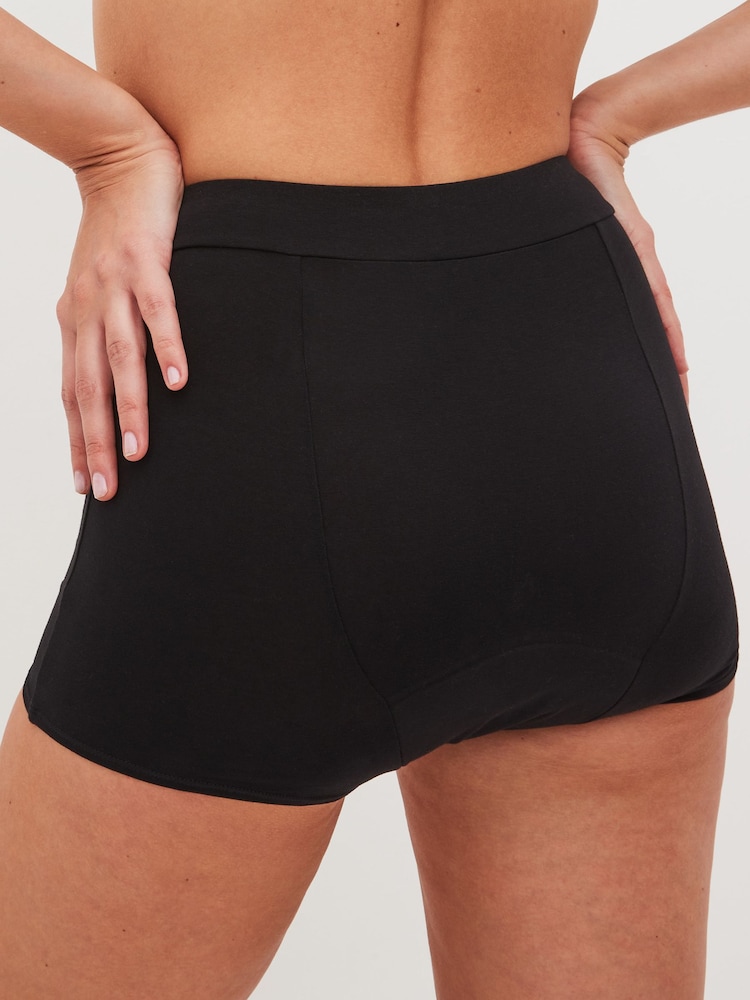 Black Medium Flow Period Shorts - Image 2 of 6