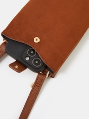 Accessorize Brown Multi Pocket Phone Bag - Image 2 of 2