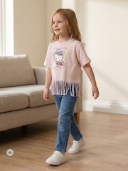 Vanilla Underground Hello Kitty Fringe īsroku T-krekls - Attēls 1 no 6