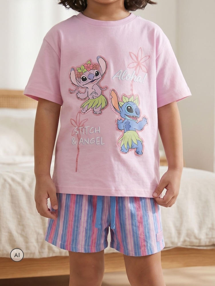 Vanilla Underground Lilo & Stitch T-Shirt və Şort Dəsti - 8şəkildən 2 şəkil