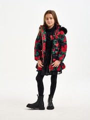 Nicole Miller Red Puffa Coat - Image 3 of 4