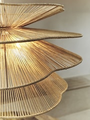 French Connection Natural Paraten Ceiling Light - Image 3 of 5