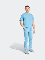 adidas originals Light Blue Originals Trefoil Essentials 100% Cotton T-Shirt - Image 3 of 4