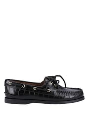 Sperry Black Authentic Original 2 Eye Boat Shoes - Image 2 of 5